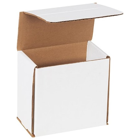 Bsc Preferred 5 x 3 x 5'' White Corrugated Mailers, 50PK BUY00026192